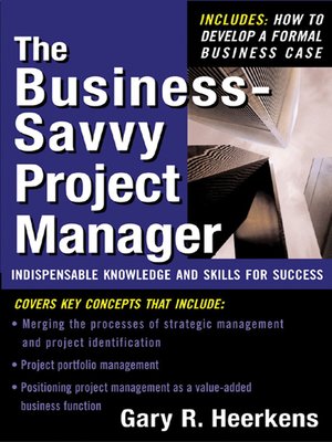 cover image of The Business Savvy Project Manager